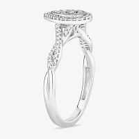 Promise My Love Womens 1/5 CT. Natural White Diamond 10K Gold Ring