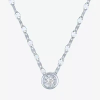 YES, PLEASE! 2-pc.Lab-Grown (G-H / I1-I2) Diamond Accent Necklace Set Sterling Silver