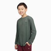 Champion Big Boys Crew Neck Long Sleeve T-Shirt