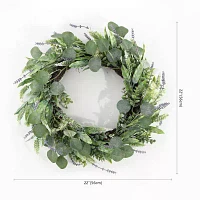 Safavieh Eucalyptus Leaf & Fennel Wreath