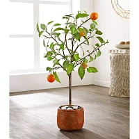 Safavieh Orange Indoor Artificial Tree