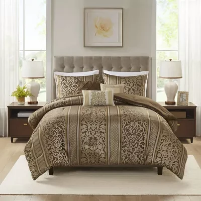 Madison Park Abigail Jacquard 6-pc. Midweight Comforter Set