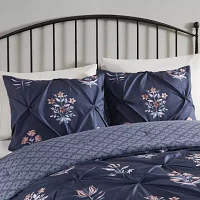 Madison Park Peony Pintuck 4-pc. Midweight Comforter Set