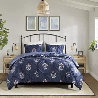 Madison Park Marfa Peony Pintuck 3-pc. Duvet Cover Set