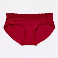 Ambrielle Everyday Cheeky With Lace Trim Panty