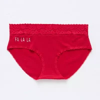 Arizona Body Organic Cotton with Lace Hipster Panty