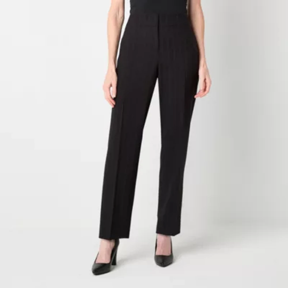 Black Label by Evan-Picone Womens Straight Fit Suit Pants