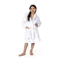 Linum Home Textiles Plush Snowman Little & Big Girls Long Sleeve Bathrobe