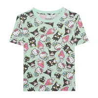 Little & Big Girls Crew Neck Short Sleeve Hello Kitty Graphic T-Shirt