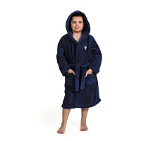 Linum Home Textiles Plush Shark Little & Big Boys Long Sleeve Bathrobe