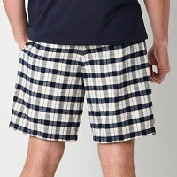 St. John's Bay Mens Flannel Pajama Shorts