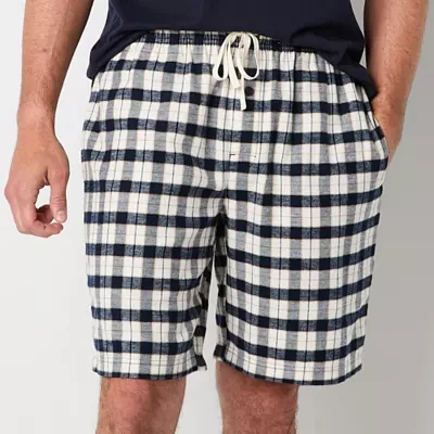 St. John's Bay Mens Flannel Pajama Shorts