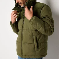 St. John's Bay Mens Lined Water Resistant Heavyweight Puffer Jacket