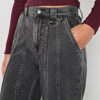 Arizona Juniors Womens High Rise Loose Fit Jean