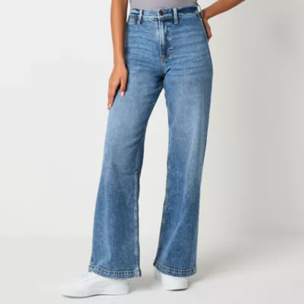 Arizona - Juniors Womens Highest Rise Wide Leg Jean