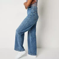 Arizona - Juniors Womens Highest Rise Wide Leg Jean