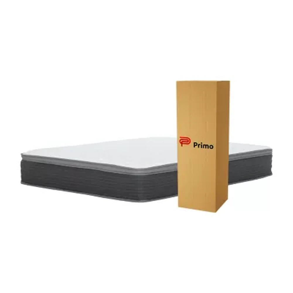 Primo Equilibria 12" Medium Pocket Coil Hybrid Euro Top Mattress a Box