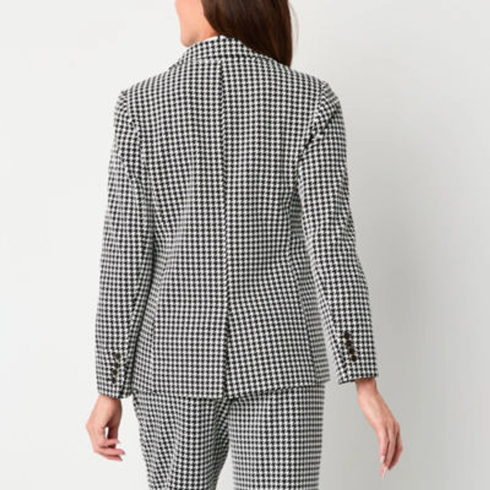 Liz Claiborne Ponte Womens Classic Fit Blazer
