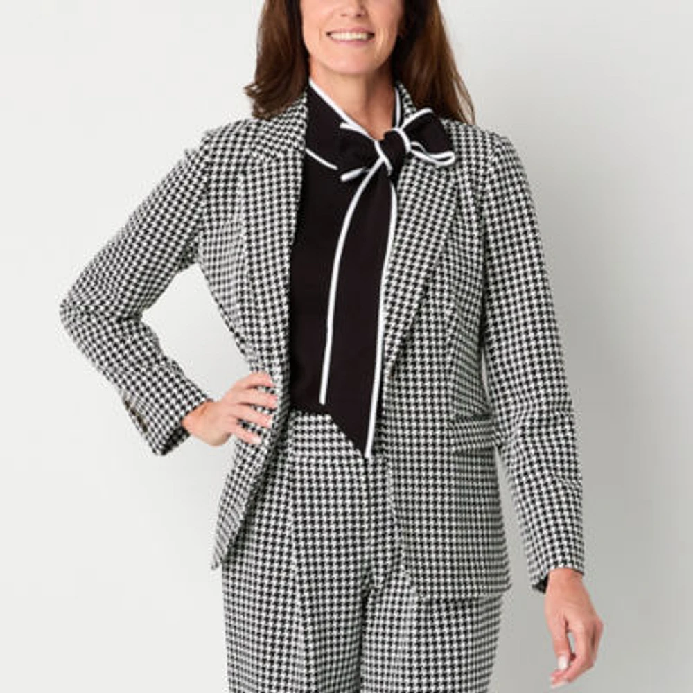 Liz Claiborne Ponte Womens Classic Fit Blazer