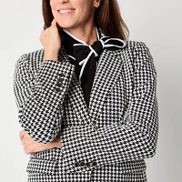 Liz Claiborne Ponte Womens Classic Fit Blazer