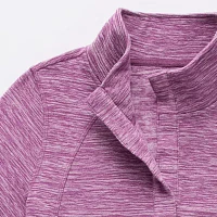 St. John's Bay Polar Fleece Womens Mock Neck Long Sleeve Adaptive Easy-on + Easy-off Sweatshirt