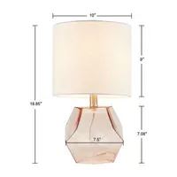 510 Design Bella Geometric Glass Table Lamp