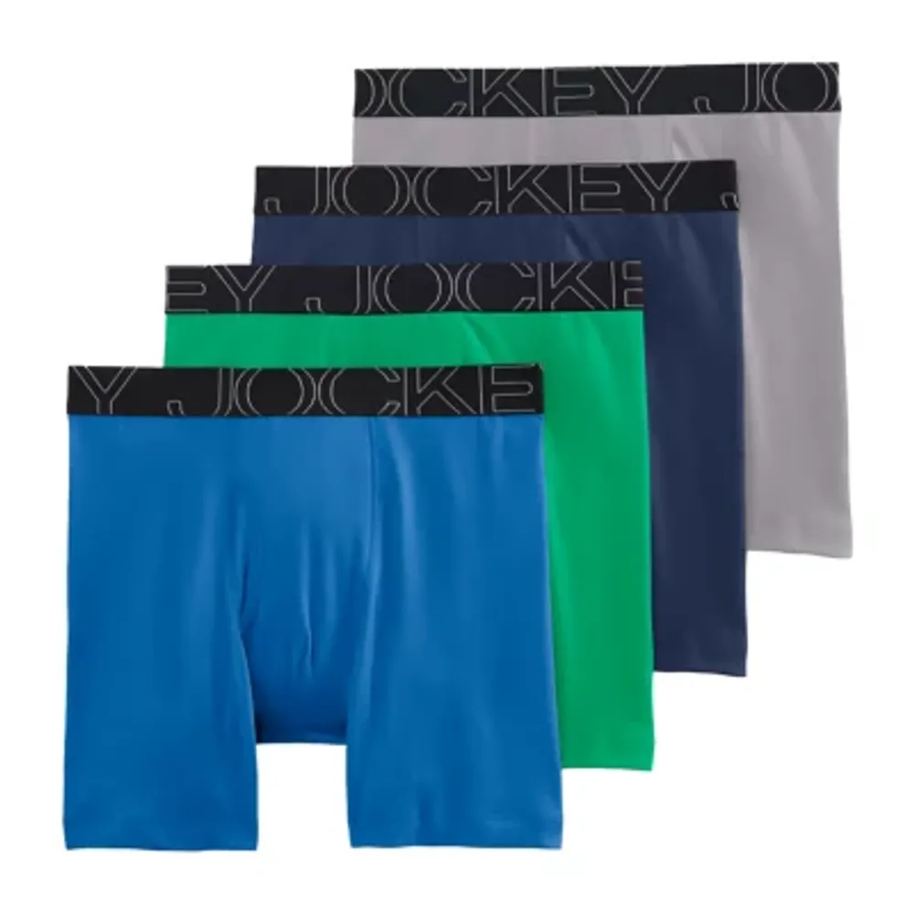 Jockey® Active Microfiber 9 Long Leg Boxer Brief - 3 Pack