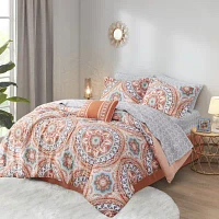 Madison Park Essentials Brighton Comforter Set with Cotton Sheets