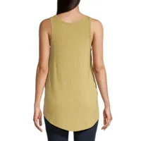 a.n.a Womens Scoop Neck Sleeveless Tank Top