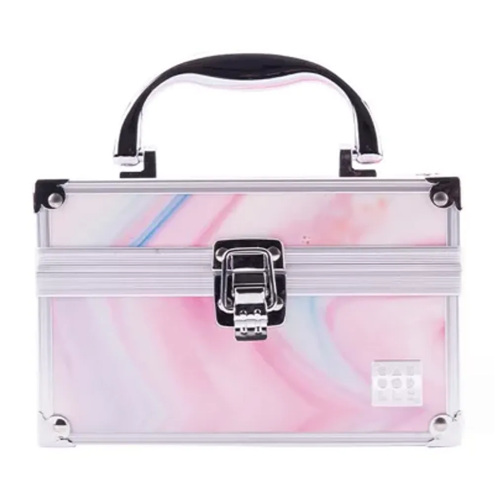 Caboodles Baby Train Case Pink Marble