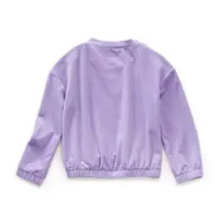 Thereabouts Little & Big Girls Adaptive Round Neck Long Sleeve Sweatshirt