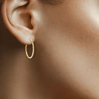 18K Gold 20.2mm Hoop Earrings