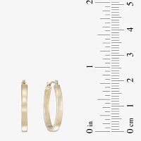 18K Gold 19.7mm Hoop Earrings