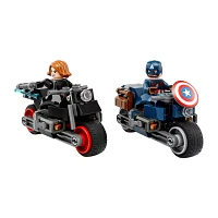 LEGO Super Heroes Marvel Black Widow & Captain America Motorcycles 76260 Building Set (130 Pieces)