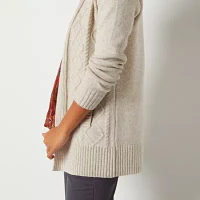 Frye and Co. Womens Long Sleeve Open Front Cardigan