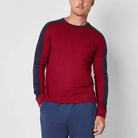 U.S. Polo Assn. Colorblock Mens Crew Neck Long Sleeve Pocket T-Shirt