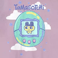 Juniors Tamagotchi Oversized Tee Womens Crew Neck Short Sleeve Graphic T-Shirt