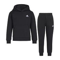 adidas Fleece Toddler Unisex 2-pc. Pant Set