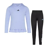 adidas Little Girls 2-pc. Legging Set