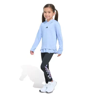 adidas Little Girls 2-pc. Legging Set