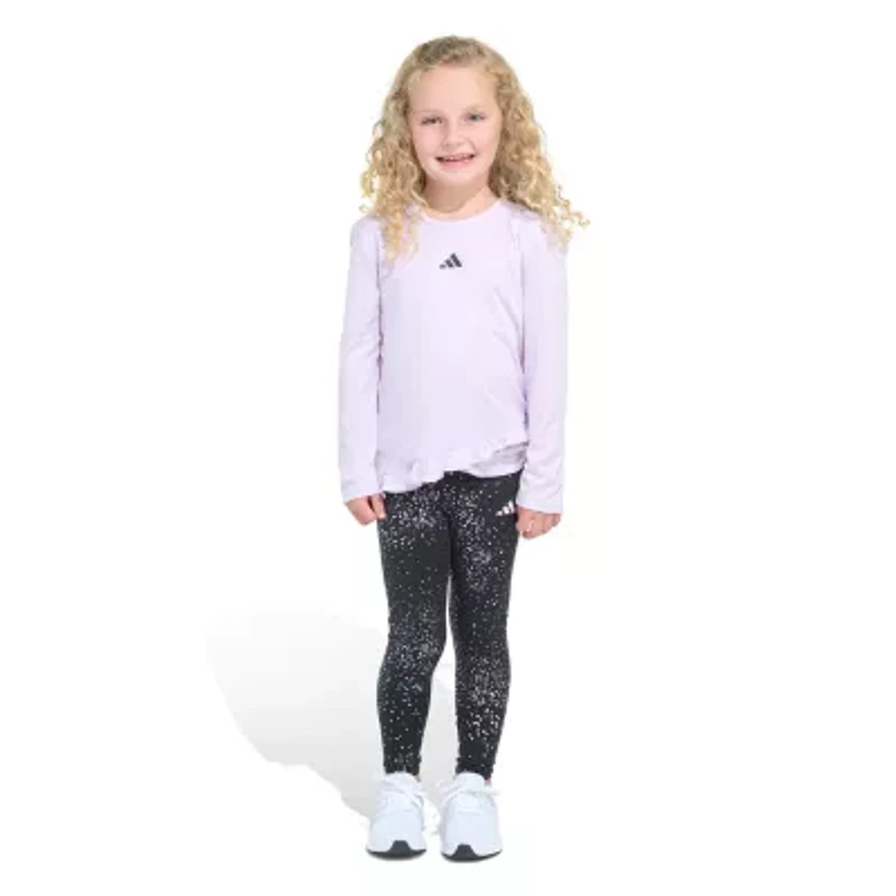 adidas Little Girls 2-pc. Legging Set