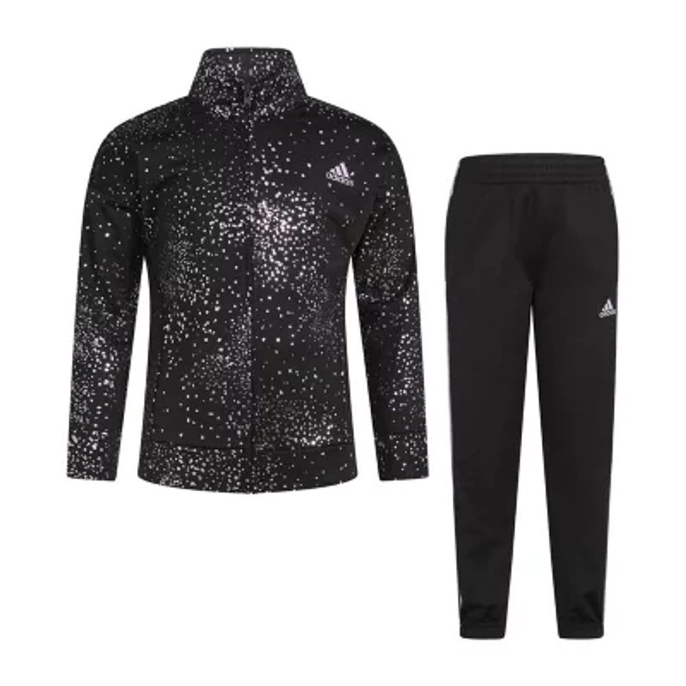 adidas Little Girls 2-pc. Pant Set