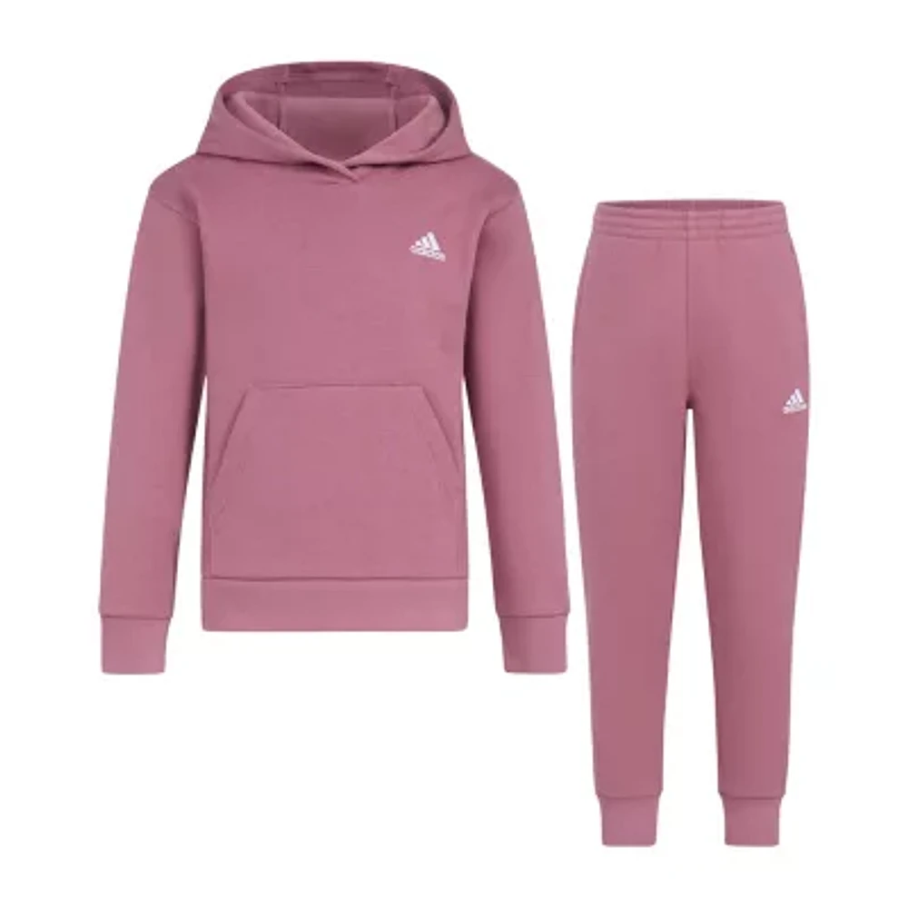 adidas Little Girls 2-pc. Pant Set