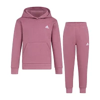 adidas Little Girls 2-pc. Pant Set