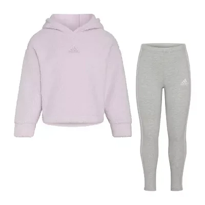 adidas Little Girls 2-pc. Legging Set