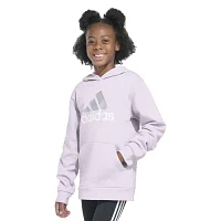 adidas Big Girls Fleece Hoodie