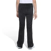 adidas Big Girls Mid Rise Flare Flat Front Pant