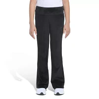 adidas Big Girls Mid Rise Flare Flat Front Pant