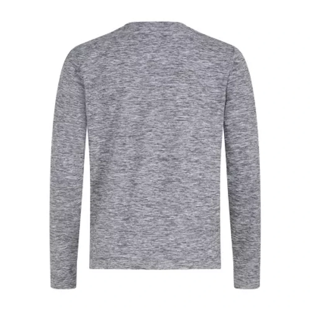 adidas Big Girls Crew Neck Long Sleeve Graphic T-Shirt