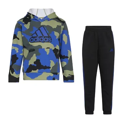 adidas Little Boys 2-pc. Pant Set